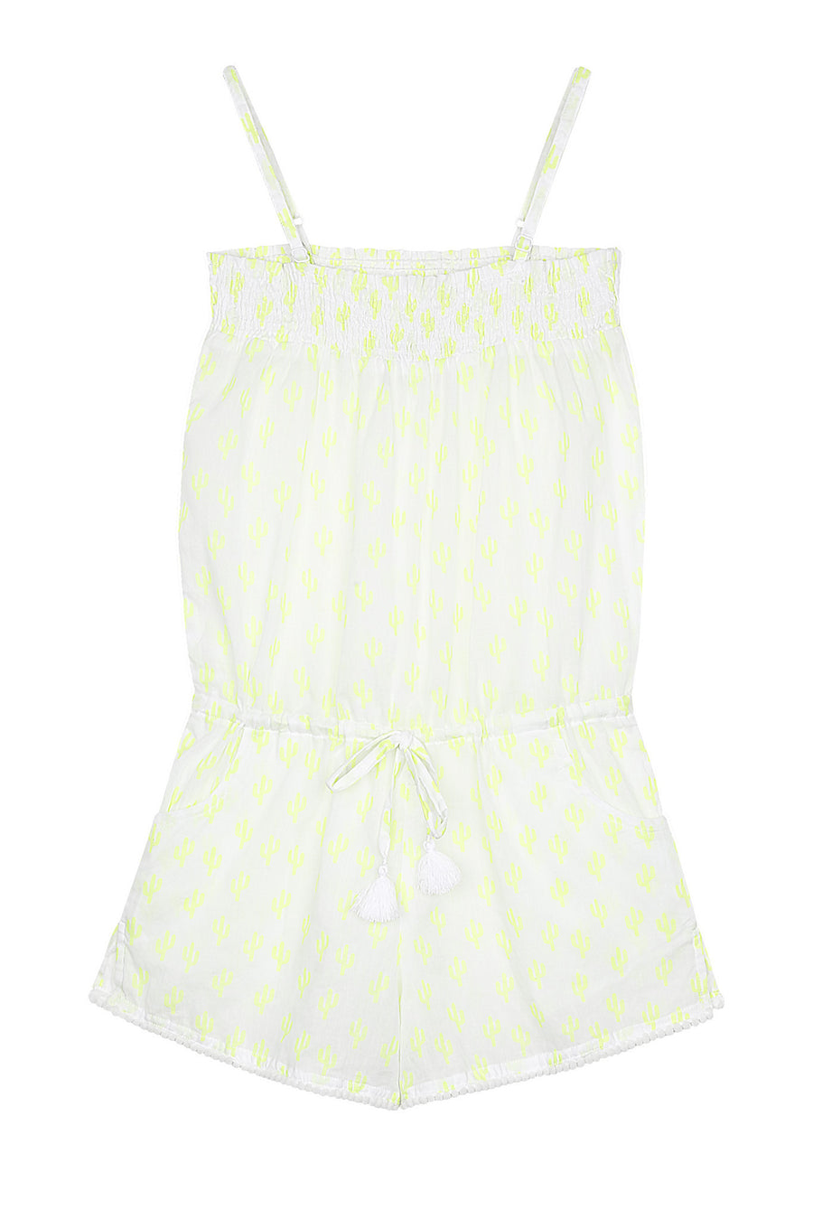 Edith Playsuit with Pompom Trim (Ages 3-10)